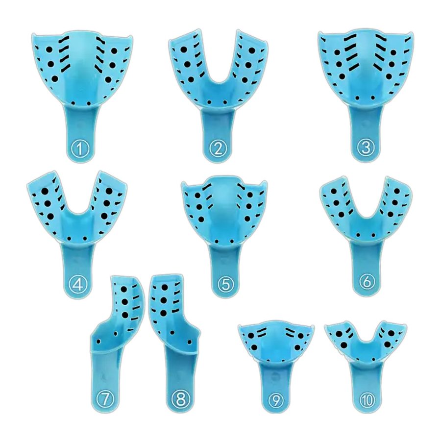 Dental Impression Tray Dental Impression Tray 10 Sizes Optional 10pcs/bag