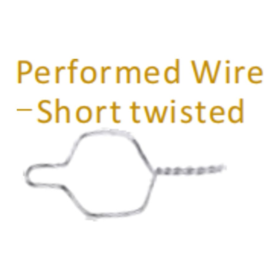 Performed Wire Short Twist DL-H427-1-20